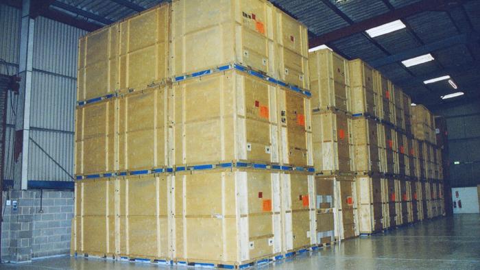 Storage containers in Purpose built facility