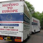 English removal company Brussels Belgium